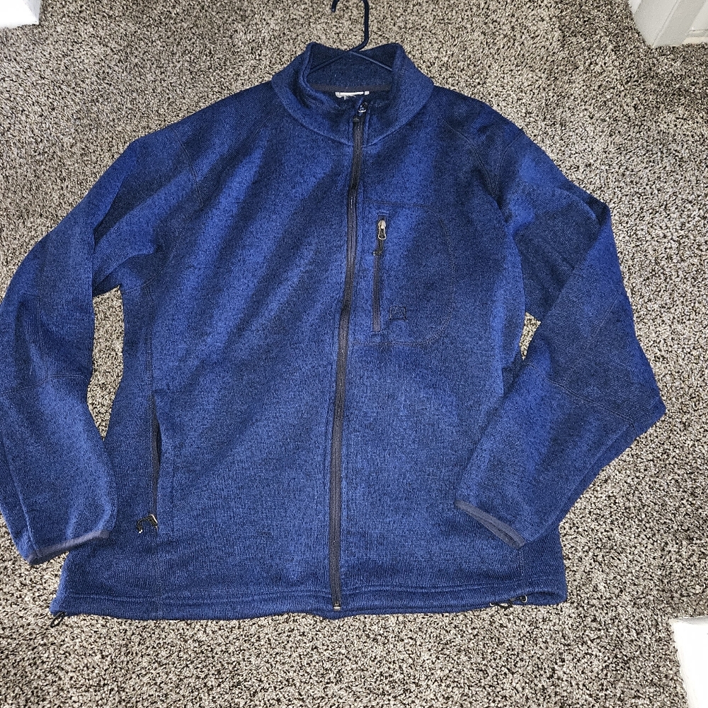 Mens sweater active wear 2xl full zip up athletic avalanche clothing tops xxl